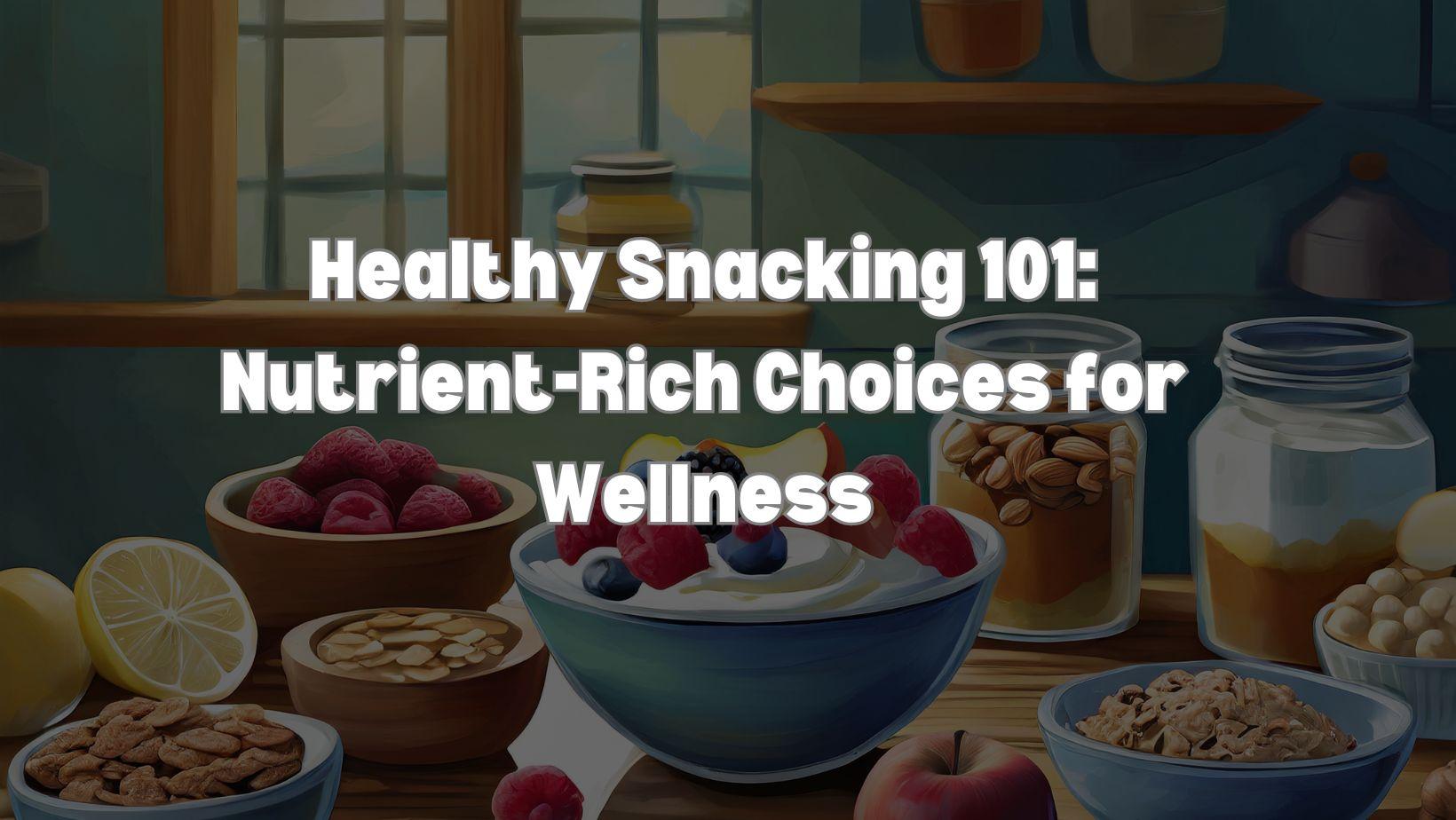 Healthy Snacking 101: Nutrient-Rich Choices for Wellness